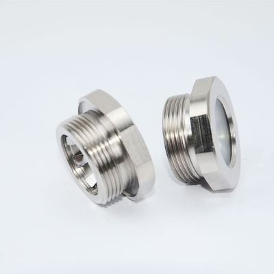 Customized Hermetically Sealed Sight Glass 8mm 1215 Steel Material