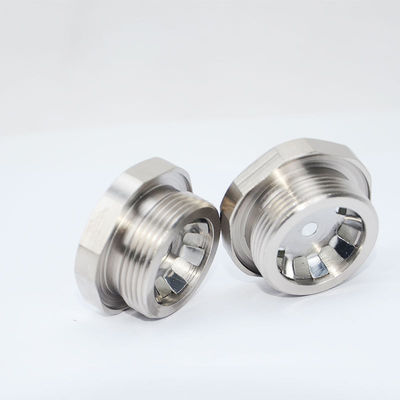 Customized Hermetically Sealed Sight Glass 8mm 1215 Steel Material