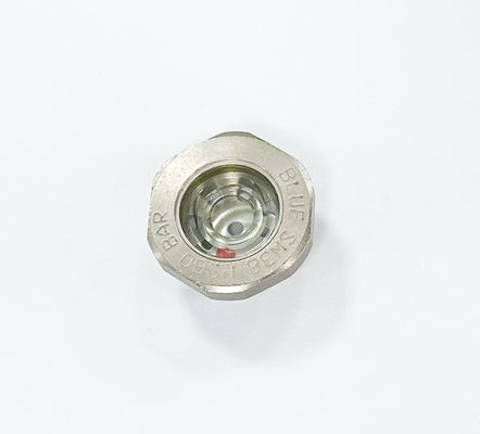 Glass To Metal Seal Hermetic Sight Glass 6MPa Hermetic Visual Panel Thread
