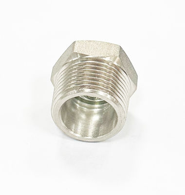 1215 Steel Glass To Metal Hermetic Sight Glass Thread 6mm For Industrial