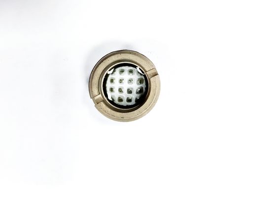 Flanged Connection Type Hermetic Sight Glass 1215 Steel Glass To Metal Seal Design