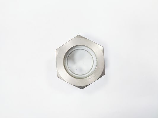 1215 Steel Glass To Metal Hermetic Seal Hermetic Sight Screen Flanged Connection Type