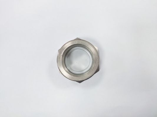 1215 Steel Glass To Metal Hermetic Seal Hermetic Sight Screen Flanged Connection Type