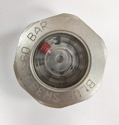 Pressure Hermetic Sight Glass with Flanged Connection Glass To Metal Seal 1215 Steel