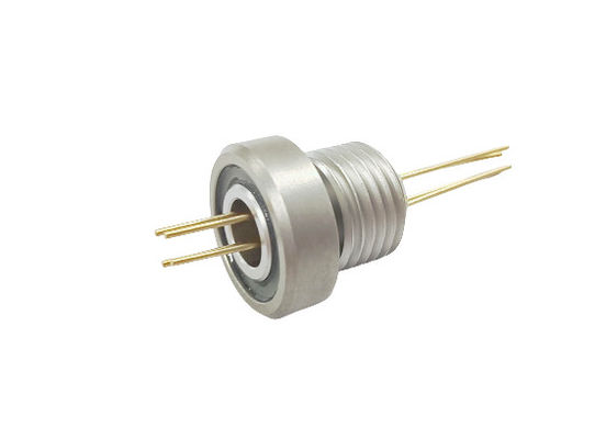 Screw Mounting Hermetic Feedthrough Connectors Electroless Nickel Contact Plating -70.C to 300.C