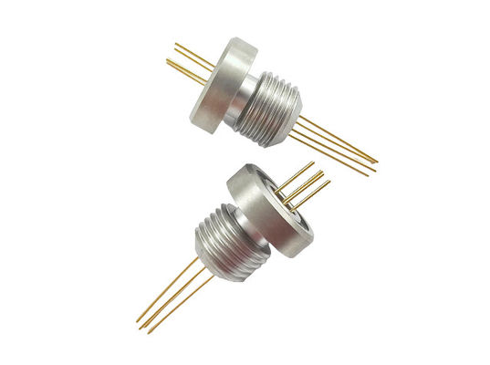 Screw Mounting Hermetic Feedthrough Connectors Electroless Nickel Contact Plating -70.C to 300.C