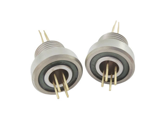 Screw Mounting Hermetic Feedthrough Connectors Electroless Nickel Contact Plating -70.C to 300.C