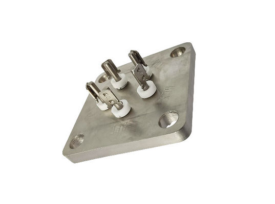 220V Circuits Insulating Terminal Block with Electroless Nickel Plating and Screw Connection