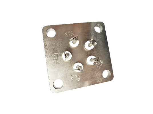 220V Circuits Insulating Terminal Block with Electroless Nickel Plating and Screw Connection