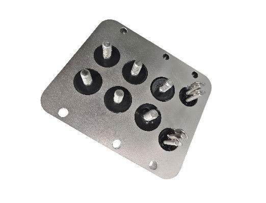 220V 30A-300A Screw Type Electroless Nickel Plating Connection Terminal Plate for Electrical Equipment