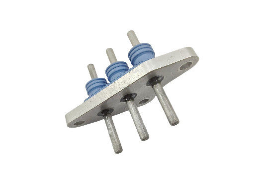 20A SS Core Hermetic EV Connector With Glass And Ceramic Insulator For Panel Mount