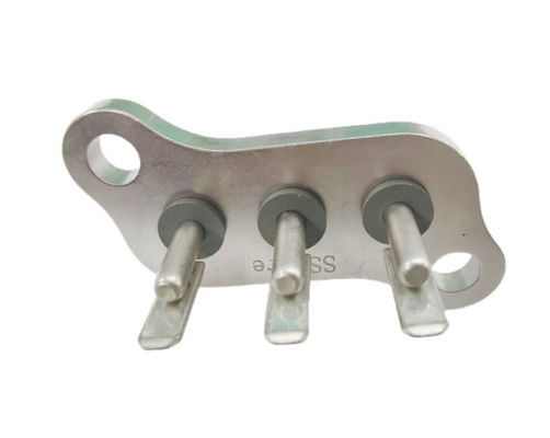 Dual Ceramic, Tinned Solder Tab High-Temperature Sealed Terminal for New Energy Electric Compressor