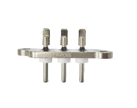 Nickel-Plated Short Welding Tab Sealed Terminal with 30.6mm Needle Length and 1000MΩ Insulation Resistance