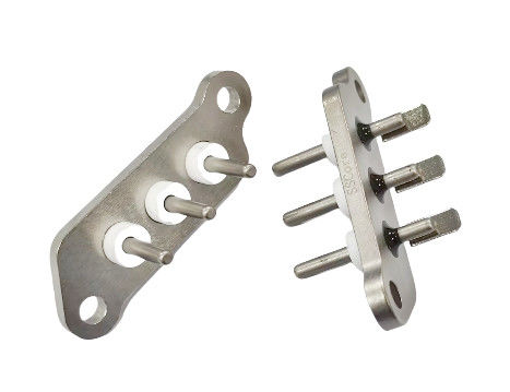 Nickel-Plated Short Welding Tab Sealed Terminal with 30.6mm Needle Length and 1000MΩ Insulation Resistance