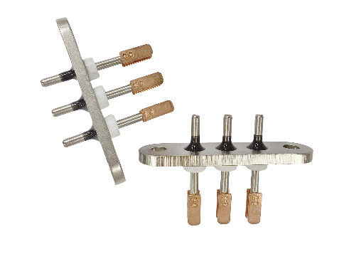 Energy Vehicle Compressor Sealed Terminal with Bimetallic Copper-Plated Double Welding Sheets -40°C to 150°C 50A Max Current