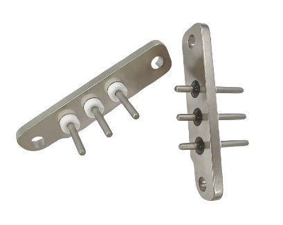 Panel Mount Hermetic EV Connector -40C- 150C EV Series for Extreme Temperature Environments