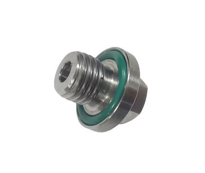 Stainless Steel Magnetic Drain Plug With Hex Head M12 Thread For Automotive Industry
