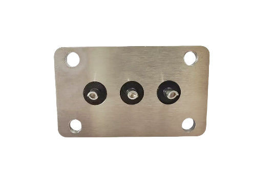 23.7mm Steel Pin with One Tapered End and Small Square Plate for Air Conditioner Compressor Sealing Terminal Plate