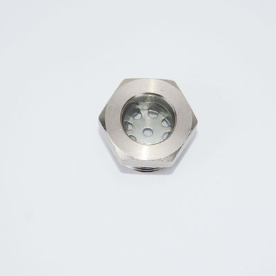 Polished Finish Hermetic Sight Glass with Threaded Connection and PTFE Seal Material Specially Designed