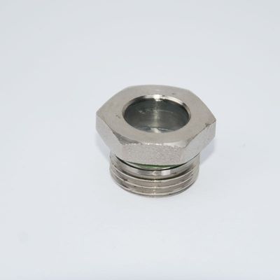 Polished Finish Hermetic Sight Glass with Threaded Connection and PTFE Seal Material Specially Designed