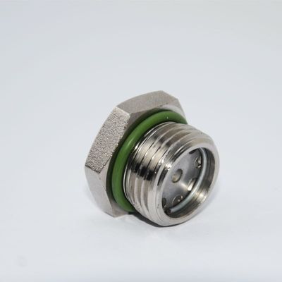 Polished Finish Hermetic Sight Glass with Threaded Connection and PTFE Seal Material Specially Designed