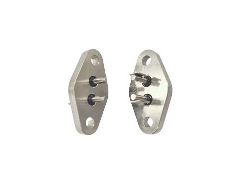 Panel Installation Hermetic Electric Vehicle Connector with Nickel Plated Finish