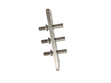 6.2mm X 42.5mm X 42.5mm Connection Terminal Plate Rated Voltage 600V Insulating Property of 2000MΩ for Applications