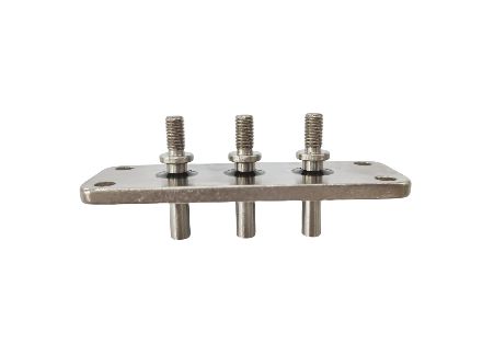 6.2mm X 42.5mm X 42.5mm Connection Terminal Plate Rated Voltage 600V Insulating Property of 2000MΩ for Applications