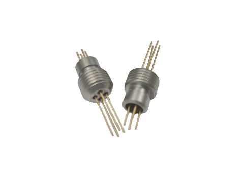 Flange Mount Hermetic Seal Connectors 1x10 -9 Cc/sec Leakage Rate for Critical Applications
