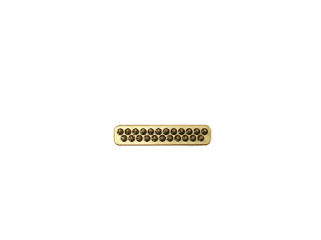 Leakage Rate 1x10 -9 Cc/sec He Hermetic Feedthrough Connectors Termination Style Solder Glass Materials ELAN 48