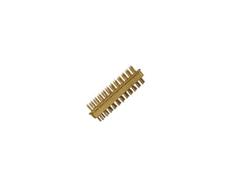 Leakage Rate 1x10 -9 Cc/sec He Hermetic Feedthrough Connectors Termination Style Solder Glass Materials ELAN 48