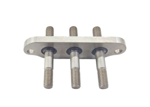 150° MAX Working Temperature Hermetic Electric Vehicle Connector with Pins in SUH446 STAINLESS STEEL