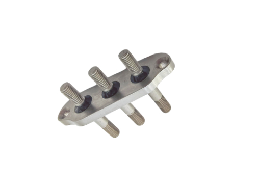 150° MAX Working Temperature Hermetic Electric Vehicle Connector with Pins in SUH446 STAINLESS STEEL