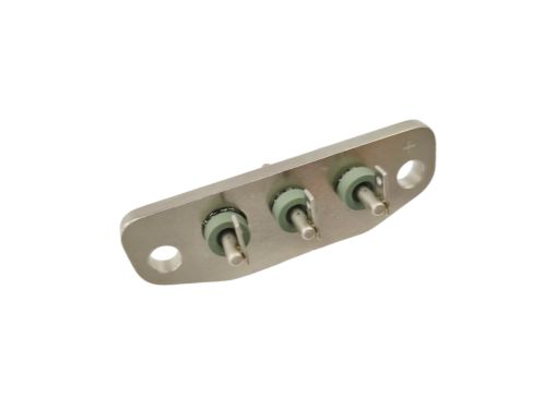 30A Maximum Current Glass Insulator Hermetic Electric Vehicle Connector with Insulator Material