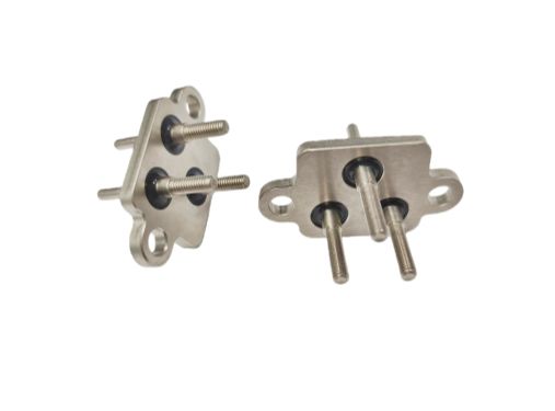 Hermetically Sealed Terminal 304 Stainless Steel Iron Shell Installation and 5.0MPa Burst Test for Critical Environments