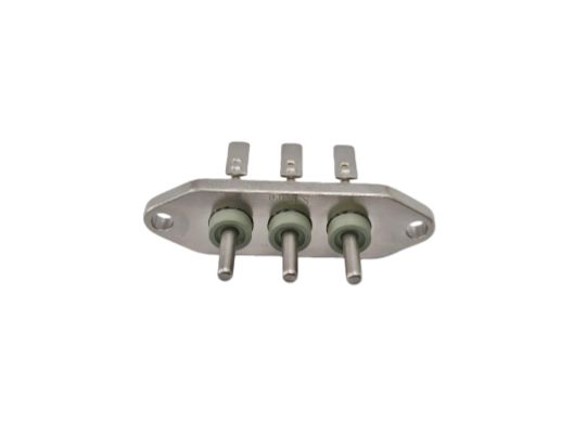 SAPH440 Plate Hermetic EV Connector Glass And Ceramic Insulator SUH446 STAINLESS STEEL Pins