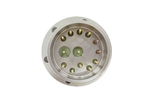 Silvery Glass Metal Seals Featuring Pin Material 4J50 Alloy Ideal for Durable Electrical and Mechanical Component Sealing