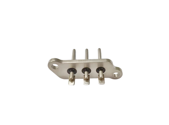 Ceramic Insulator Hermetic Electric Vehicle Connector Utilizing 45 Steel Plate to Ensure Durable and Electrical Connectivity